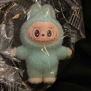 Miniature Labubu Light Tiffany Blue Color Figurine Standing Style 1.5 Inches